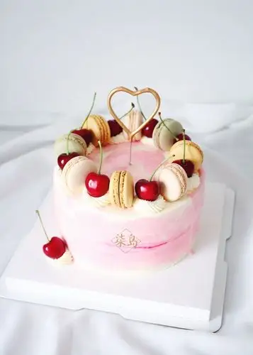 六寸马卡龙蛋糕