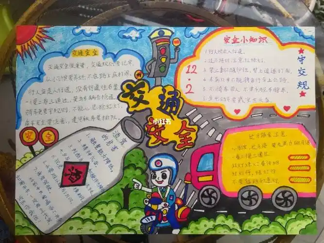 交通安全手抄报