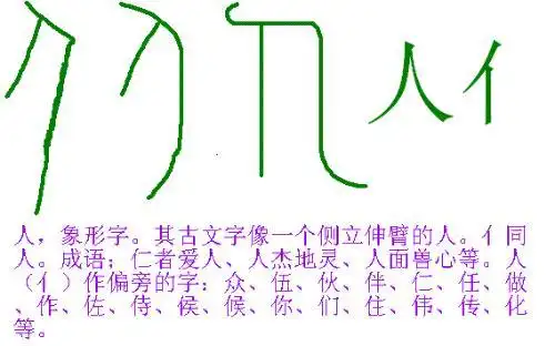 是由象形字演变而来的