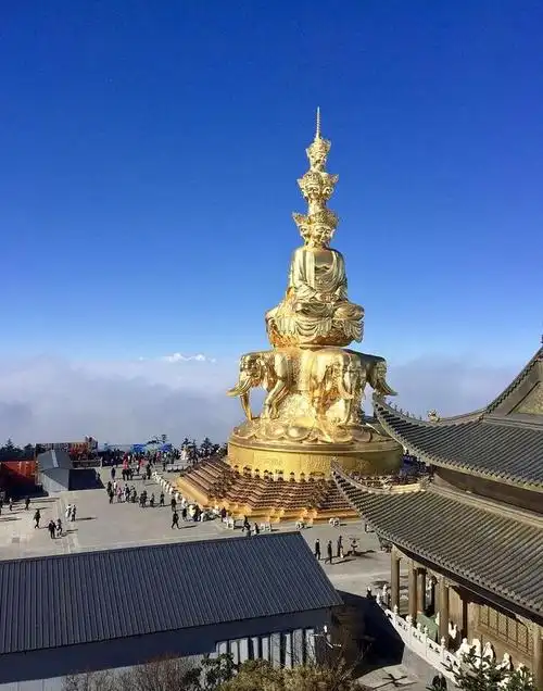 峨眉山风景区,地理坐标位于四川省乐山市境内,景区面积150多平方公里