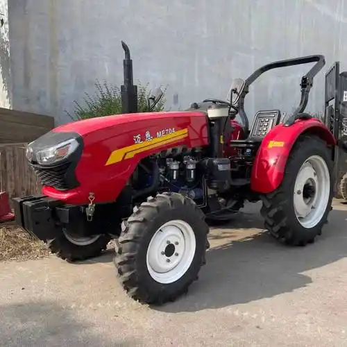 农用704四轮拖拉机带圆盘耙牵引式耕地耙开荒耕地四驱整地机