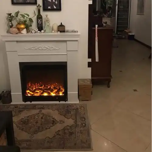 美式复古壁炉柜闪电客欧式民宿装饰柜背景墙电视柜白色简约婚礼壁炉架