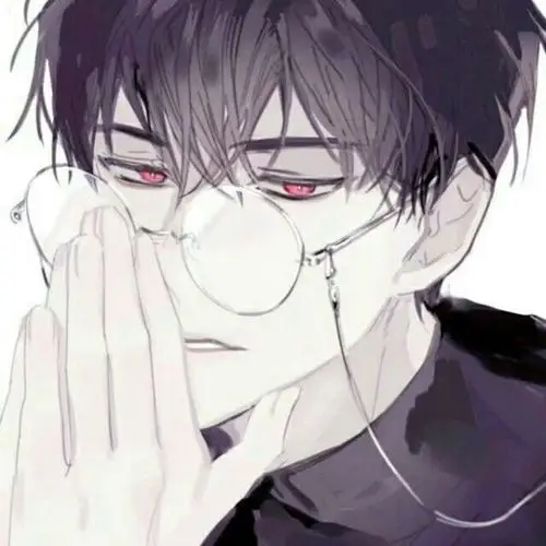 动漫戴眼镜男生头像超级的帅气怎么看怎么帅