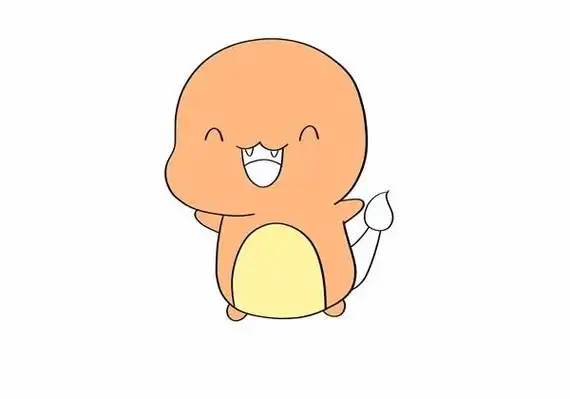 可爱喷火龙简笔画图片小火龙怎么画一步一步