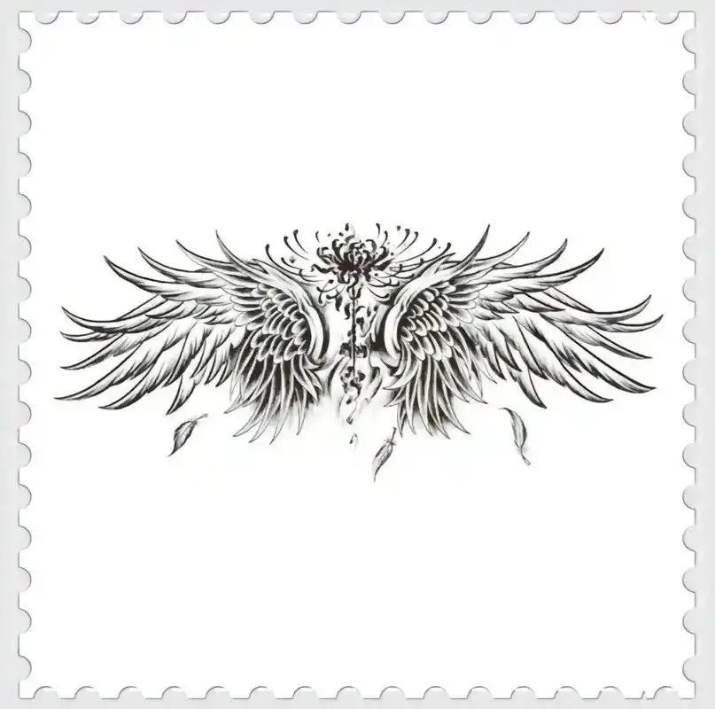 性格是一种不治之症,但我永远爱自己.#花胸纹身##纹身手稿  - 抖音