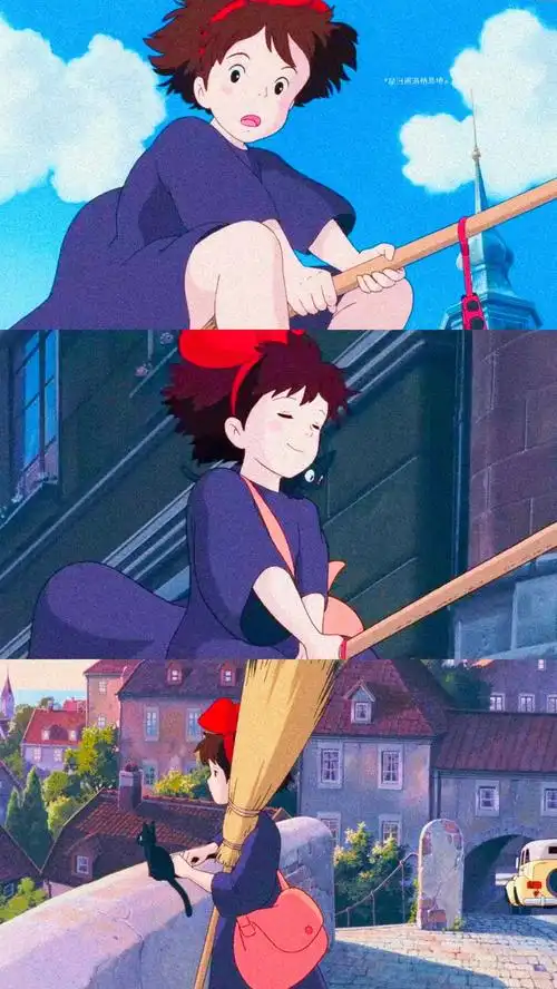 魔女宅急便 拼接壁纸