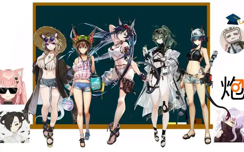 明日方舟夏日泳装xp鉴赏会最能让你可以的泳装是