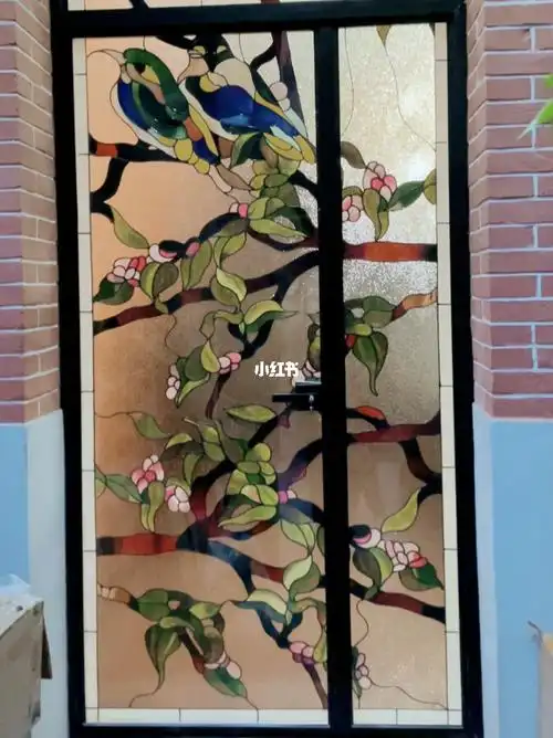 炒鸡美的彩色艺术玻璃门稀饭吗我是很稀饭