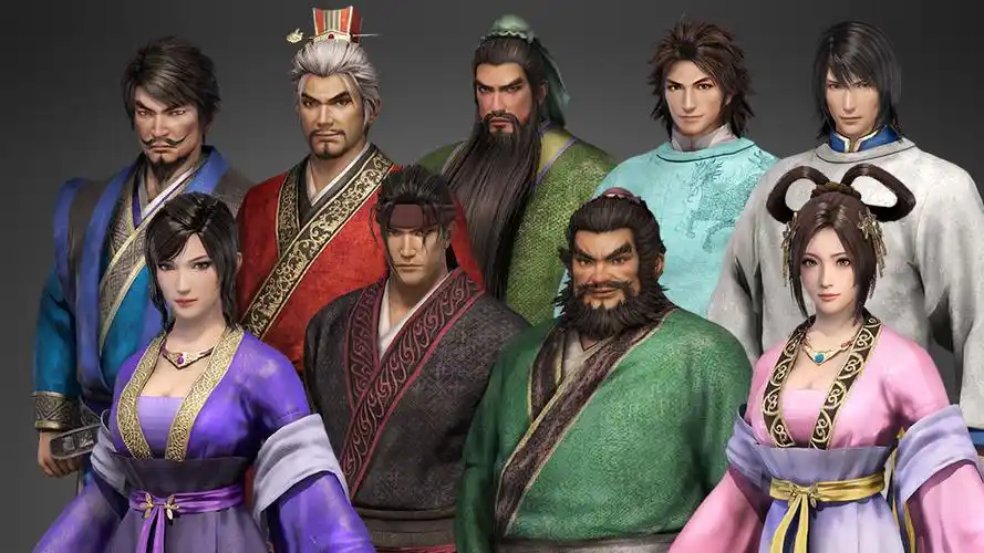 真三国无双8全新武将常服立绘公开张飞还挺帅