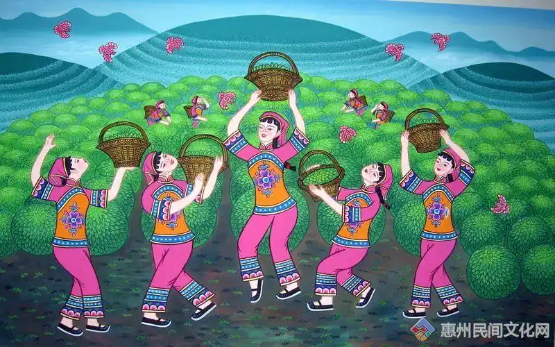 【农民画】采茶欢歌