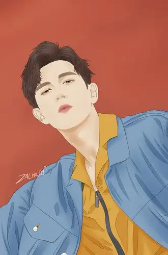 亲爱的热爱的 李现|插画||zachary周洧艮 - 原创作品 - 站酷 (zcool)