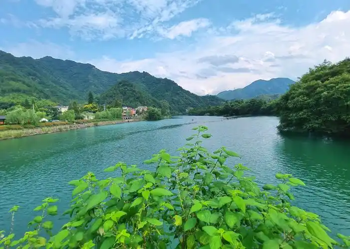 《山水相融世间最美》2021年8月21日摄于白沙溪畔皂里村(手机版)