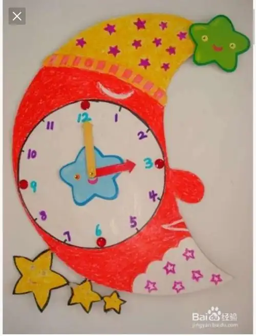 自制小闹钟,快和爸爸妈妈一起动手操作吧!