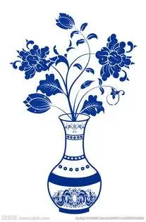青花瓷花瓶简笔画大全