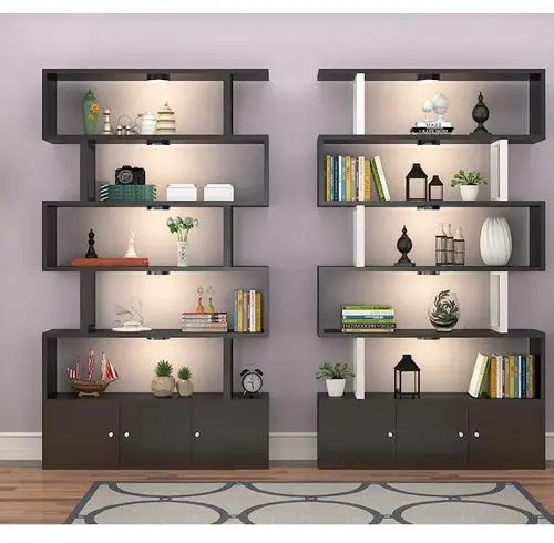 超市货架展示架展示柜多层产品展示架化妆品美容店陈列柜美甲置物架