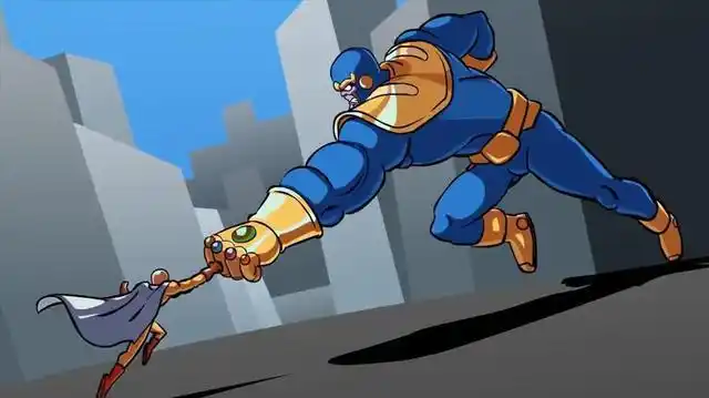 灭霸vs一拳超人两个光头男人之间的对决谁才是地表最强