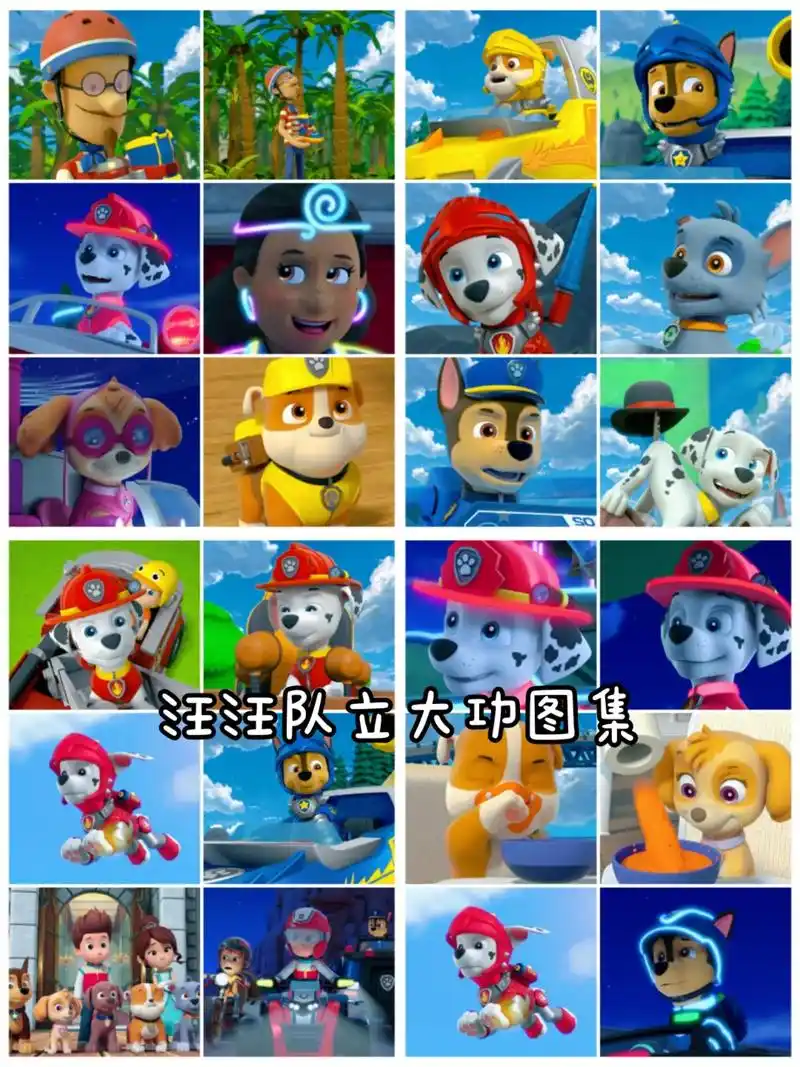 儿童动画 #汪汪队开大会 #汪汪队立大功 - 抖音