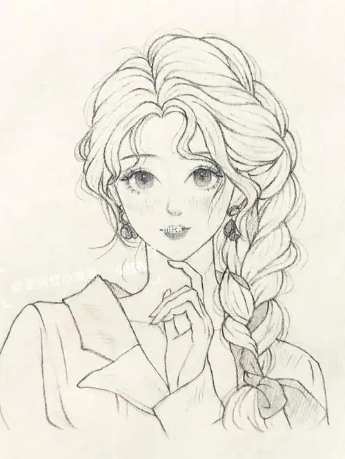 人物线稿教程含步骤图