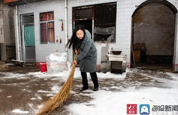 大雪这天 平邑县第一书记干了这些"温暖"的事