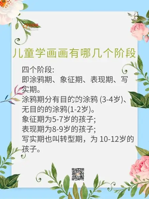 儿童学画画有哪几个阶段?