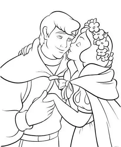 简笔画画白雪公主的王子