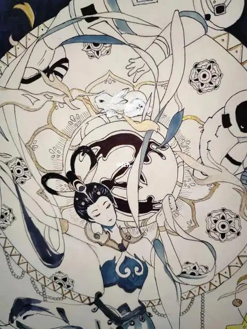 敦煌飞天创意装饰画