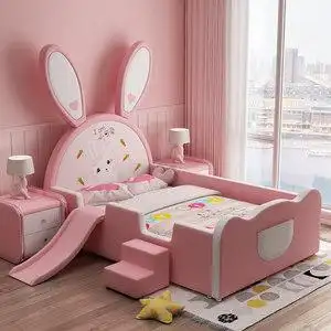 儿童床滑梯图片