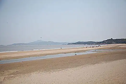 普陀山千步沙沙滩