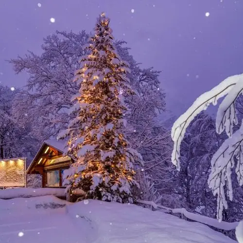 冬天瑞士雪景_好看的微信头像图片_扣扣居