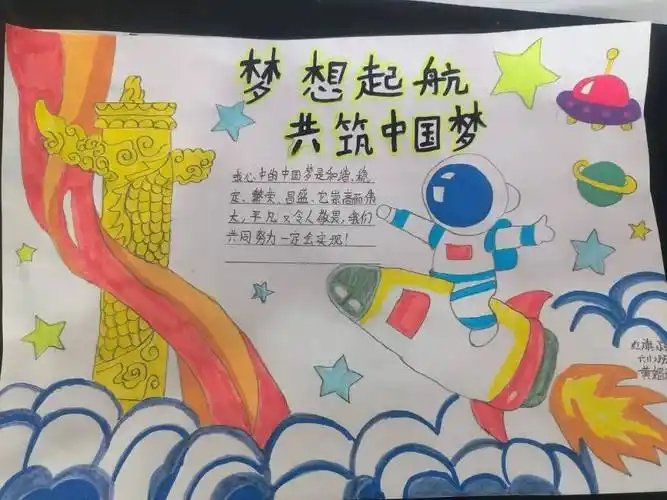 泊头团市委组织开展"梦想起航 共筑中国梦"手抄报征集活动 | 优秀作品