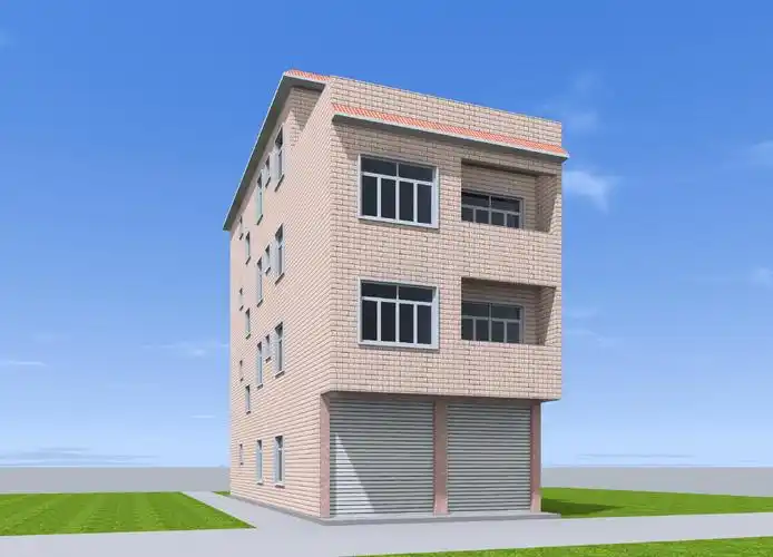 3 三层半临街商铺住宅建房设计图平面图户型图布置图方案图纸建筑结构