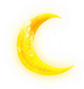 弯月图片弯月卡通月亮光明