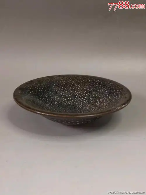 黑釉斗笠盏_黑瓷/天目瓷_第1张_7788核雕收藏
