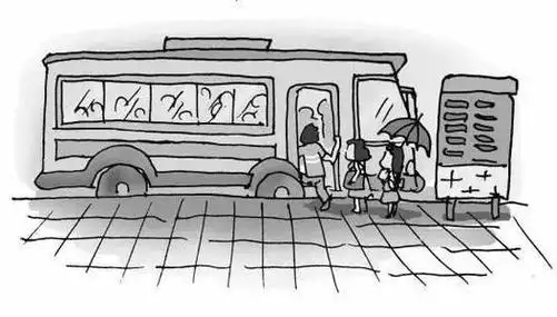 快速上手坐简笔画公交车上小汽车简笔画编给大家分享的是公共司机简