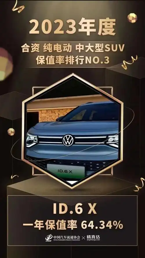 纯电动汽车选择吴磊代言的上汽大众id6x,安全性和保值率领先!