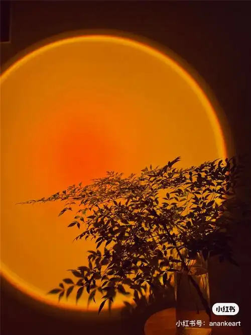 ins夕阳装饰灯气氛灯光5种日落氛围网红led装饰灯