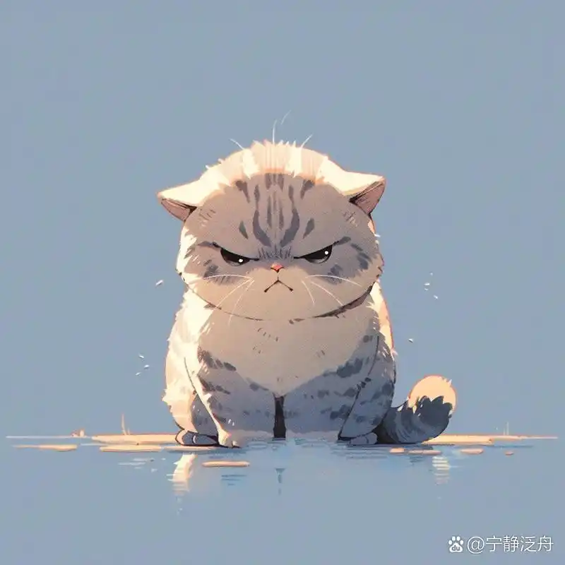 奶凶奶凶的睡衣小猫咪精选头像 谁家的小猫咪气呼呼的穿着睡衣跑出来