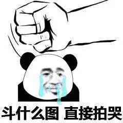 斗什么图,直接拍哭熊猫头表情