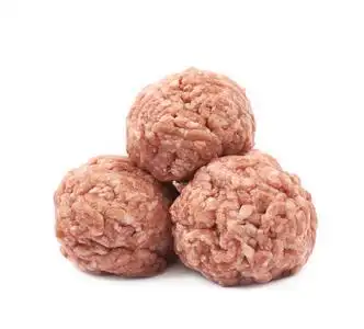 肉球, 混合蔬菜的肉饼接近泰国肉球或猪肉球的背景猪肉球在他的包里