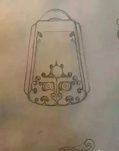 仿古玉雕画稿精彩