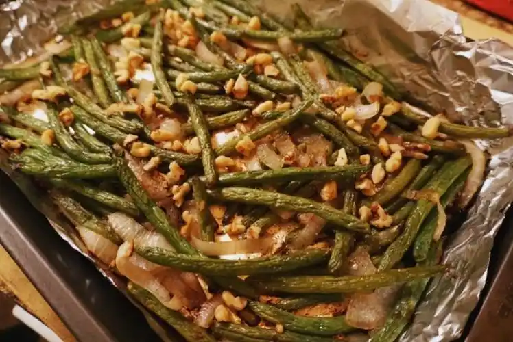 香醋蜂蜜烤豆角