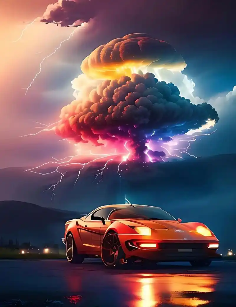 蘑菇云自然景观 #宇宙# #超跑大赏# #超级跑车圈# #超跑# #手机壁纸