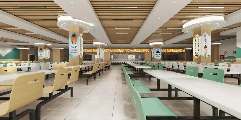 现代食堂 - 效果图交流区-建e室内设计网