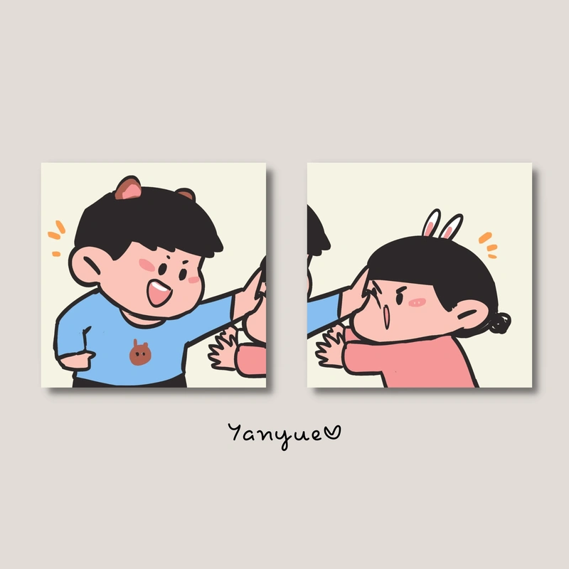 可爱情侣头像|超甜情侣|微信头像|动漫头像|头像模板