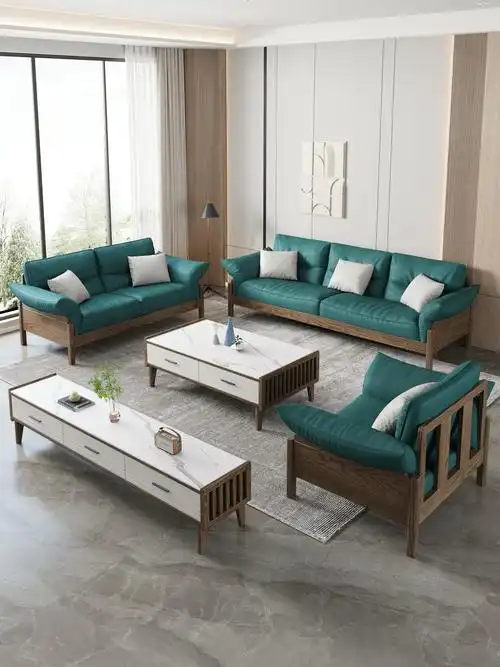 jd612沙发胡桃色123