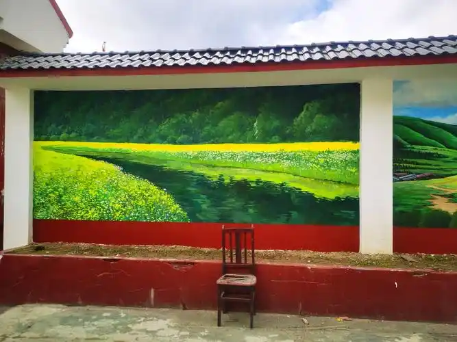 新农村文化墙,新农村墙绘,新农村壁画,乡村壁画
