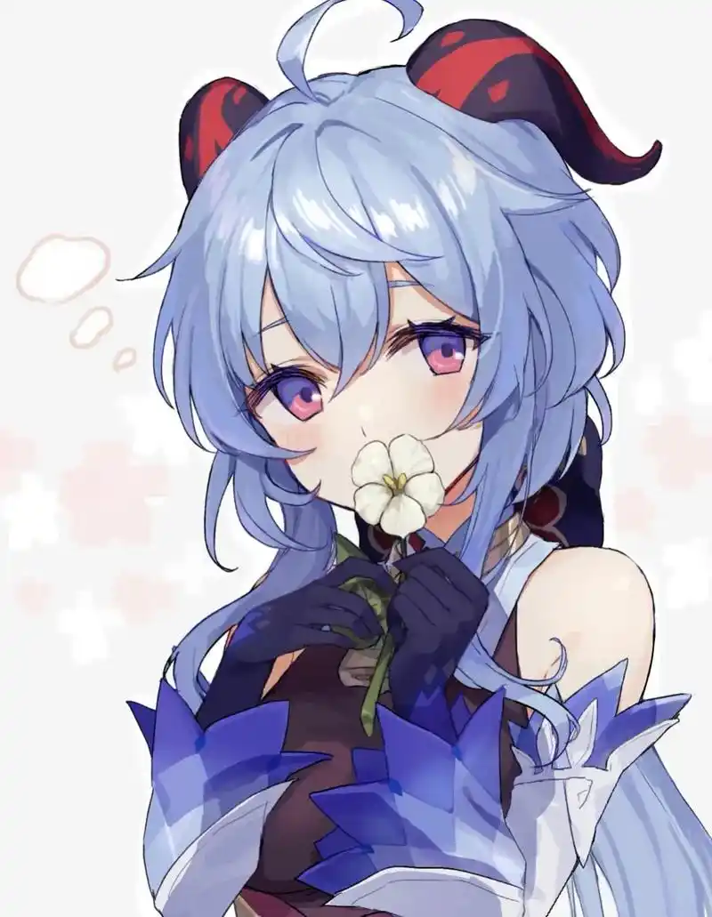 原神精美壁纸 #甘雨#椰羊#王小美 #薄樱初绽时 为了岩王 - 抖音