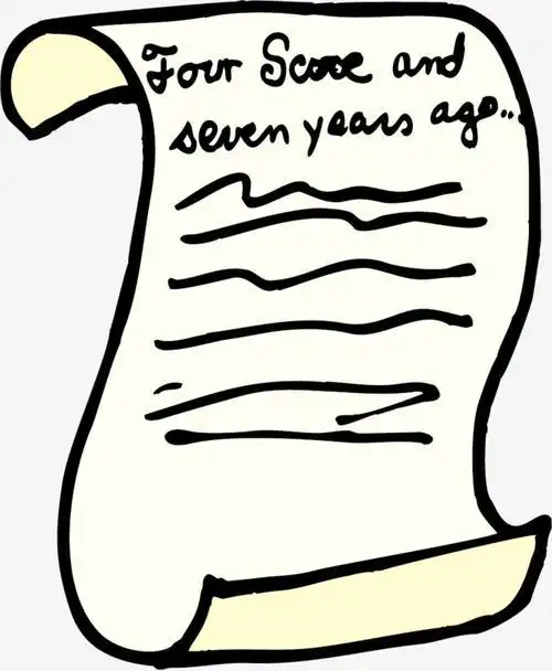 书信格式简笔画