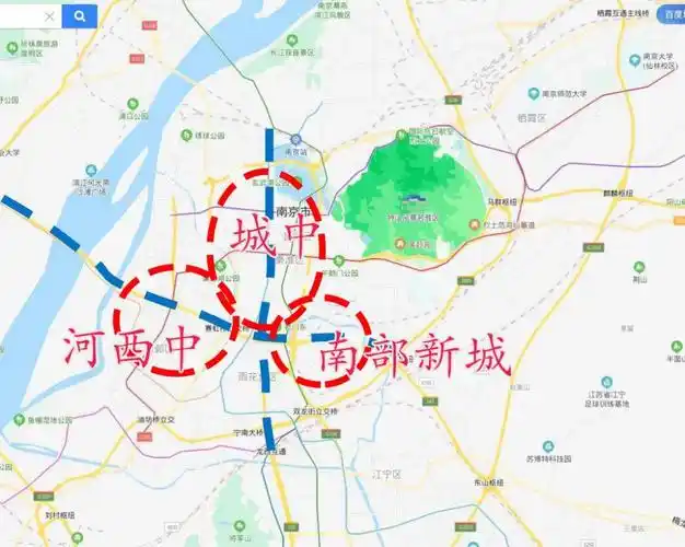 南部新城:超越河西中不是目的,代表南京,才是他的真正野心