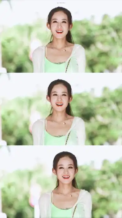 三屏壁纸,赵丽颖